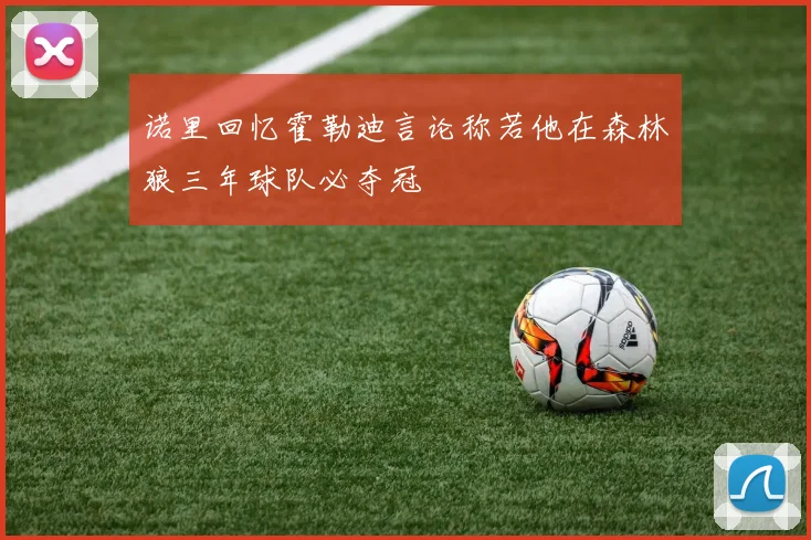 诺里回忆霍勒迪言论称若他在森林狼三年球队必夺冠